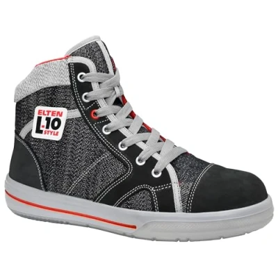 Image of Elten EL 76106_43 Safety Shoes, Gray Red, 43 Size
