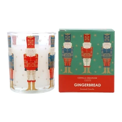 Image of Gisela Graham Nutcracker Gingerbread Scented Candle