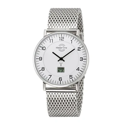 Image of Master Time advanced radio men&#039;s stainless steel slim watch, MTGS 10558 12M