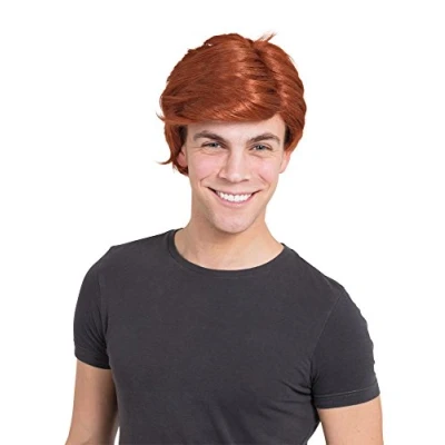 Image of Bristol Novelty BW938 Man&#039;s Side Parting Wig Ginger, One Size