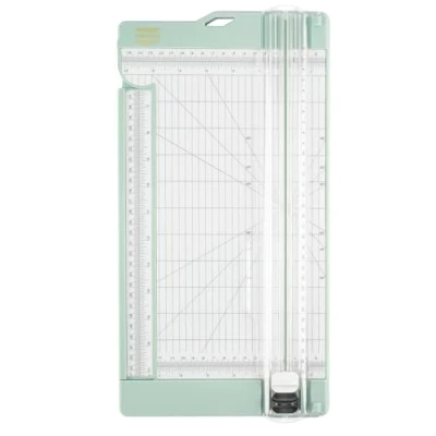 Image of Vaessen Creative Trimmer and Scoring Board 6&quot; for Scrapbooking, Cardmaking Other Paper Crafts, Mint Green, 15,2 x 30,5 cm