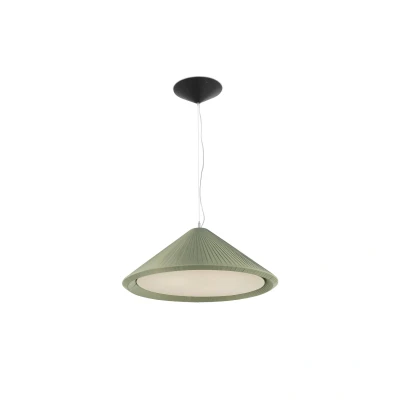 Image of Hue 3 Light Small Dome Ceiling Pendant Olive green, E27