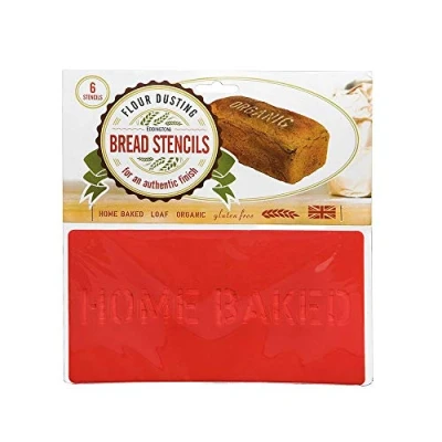 Image of Eddingtons Set of 6 Bread Stencils, Red