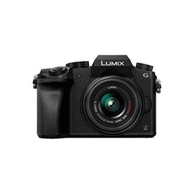 Image of Panasonic LUMIX DMC G7KEB K Professional Camera with Lens Black, 14 42 mm