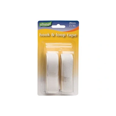 Image of Ultratape Hook &amp; Loop Tape White 1m x 2