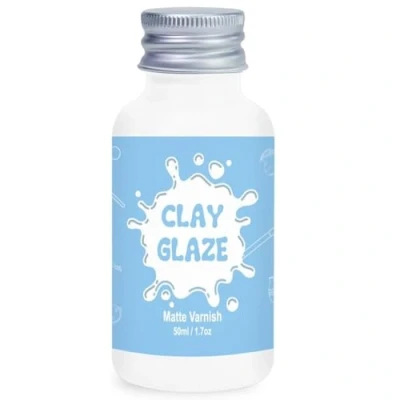 Image of 50ml Air Dry Clay Glaze，Air Varnish for Airdry Clay，Clay Drying Can Used to Prevent Cracking, Scratches, and Wear,It Also Having a Glossy Glaze Effect (Gloss)