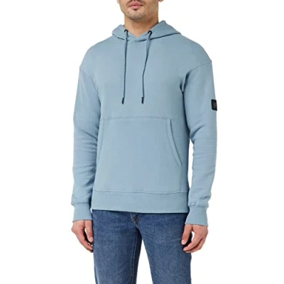 Image of JACK &amp; JONES Men&#039;s Jcoclassic Waffle Sweat Hood Noos Hooded Sweatshirt, Mountain Spring, XL