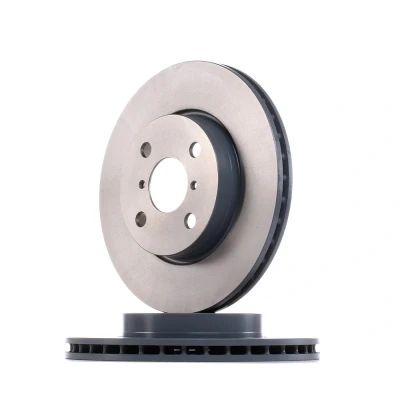 Image of 435120D060 Brake disc FEBI BILSTEIN 108380 Front Axle 258mm 22mm 4 Hole 100mm internally vented Coated TOYOTA: Yaris III Hatchback, II Hatchback