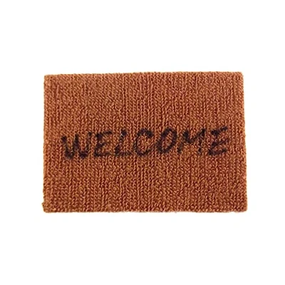 Image of Melody Jane Dolls House Miniature 1:12 Scale Hall Door Step Accessory Welcome Mat