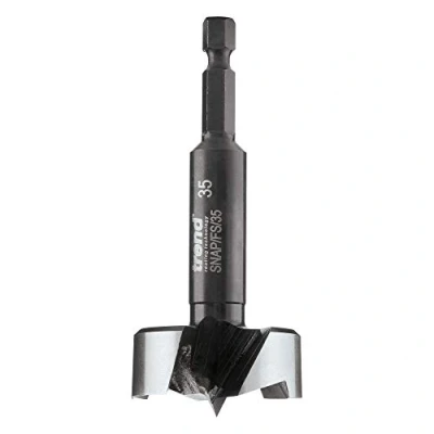 Image of Trend Snappy Forstner 35mm Short Bit for Accurate Hole Drilling, Quick Release System, Carbon Steel, SNAP/FS/35