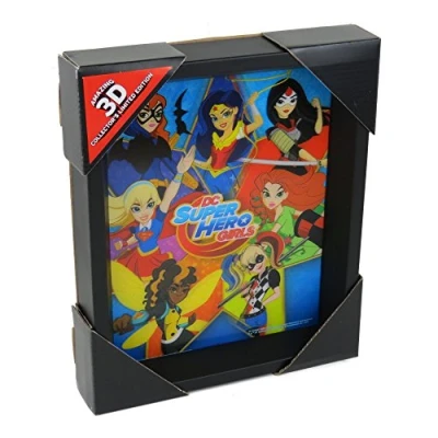 Image of Pyramid International DC Super Hero Girls Star 3D Lenticular Poster, mulitcoloured, 10 x 8 1.3 cm