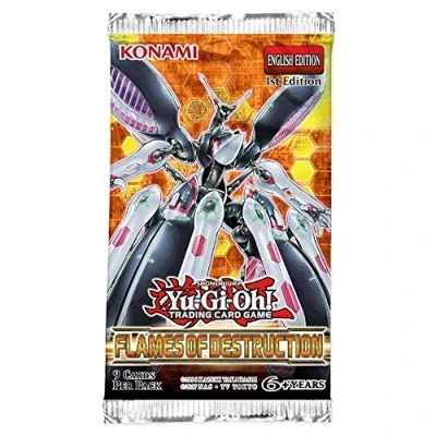 Image of Yu Gi Oh! KONFOD Flames of Destruction Booster Packet, Multi Colour