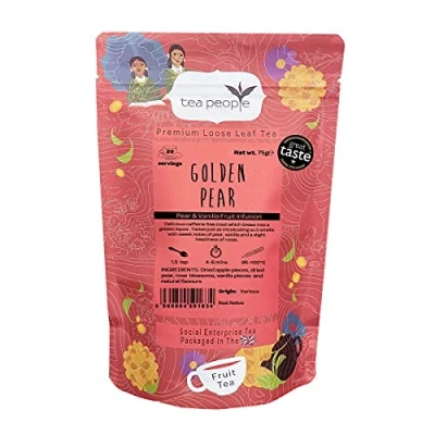 Image of tea People Golden Pear 75g Retail Pack; Caffeine Free Fruit with and Vanilla