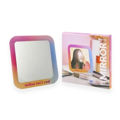 Image of Fisura Original Table Mirror. Makeup Patterned Wall Decor Small mirror (Online, gradient)