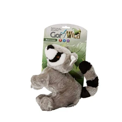 Image of Gor Pets Soft Dog Toy Plush Wild Raccoon