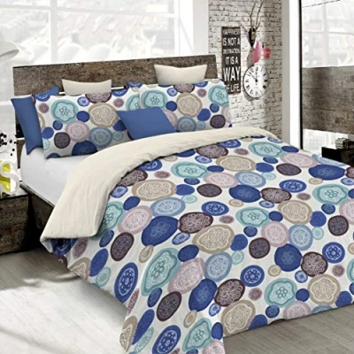 Image of Italian Bed Linen Fantasy Duvet Cover (Made in Italy), murrine, Double
