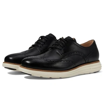 Image of Cole Haan Men&#039;s Originalgrand Remastered Wing Tip Oxford, Black Ivory, 7.5 UK