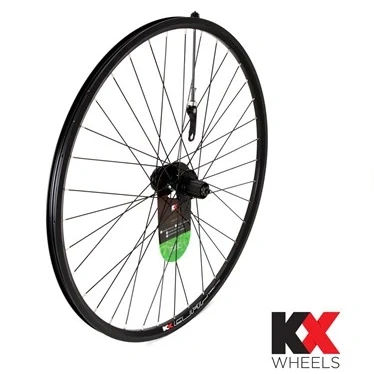 Image of KX Wheels Hybrid Doublewall Q/R Cassette Disc Brake Rear 700c Wheel