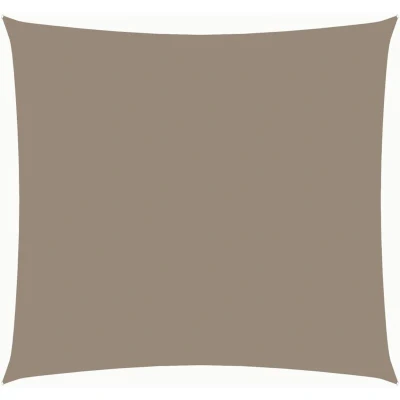 Image of vidaXL Sunshade Sail Oxford Fabric Square 7x7 m Taupe