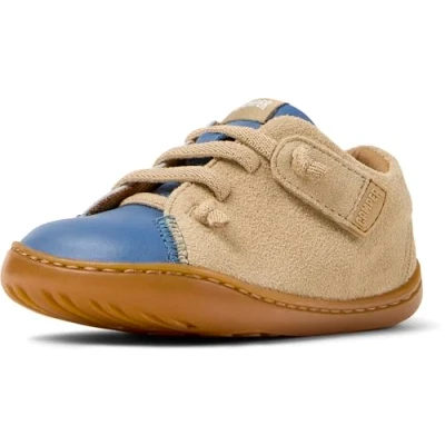 Image of Camper PEU CAMI Baby shoes for kids, Size: 7.5K, Beige blau Leather