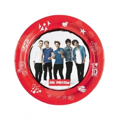 Image of amscan 23cm One Direction Paper Plates