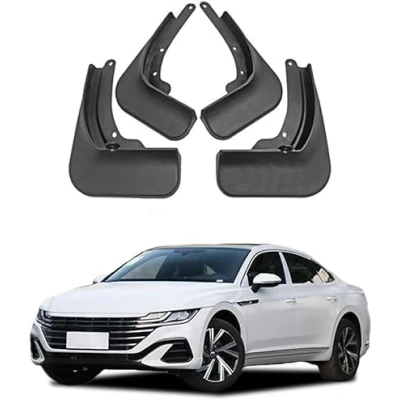 Image of WangjunF Car Mud Flaps Fender for VW CC Arteon 2019 2024, Mudflaps Splash Guards Front Rear Wheel Protectors Mudguards（pack of 4）