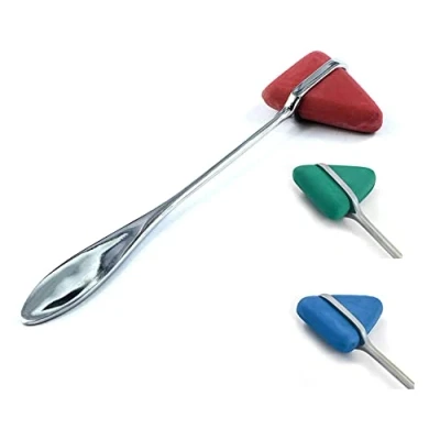 Image of MARLAS Percussion Taylor Reflex Tendon Hammer, 8 inch, Diagnostic Neurological Examination, CE (Red)