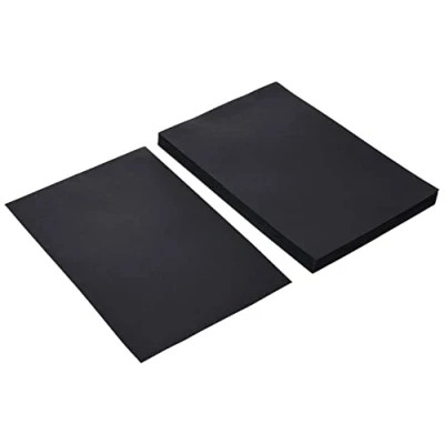 Image of House of Card &amp; Paper A4 160 gsm Black, Pack 100 Sheets