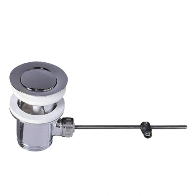Image of Wirquin SL201 Sink Drain Unit Without Pull Rod Brass Plated