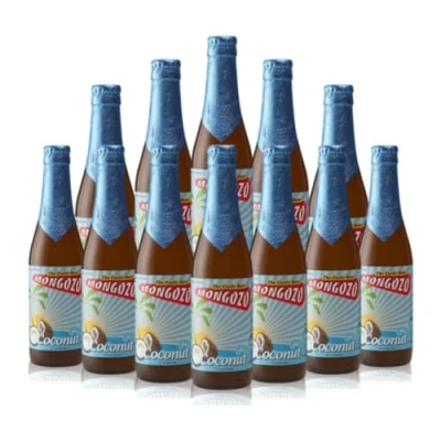 Image of Mongozo Belgian Coconut Beer 330ml Bottles 3.6% ABV (12 Pack)