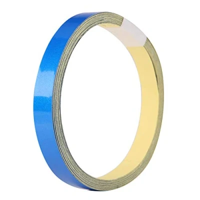 Image of Reflective Tape Safety Warning Conspicuity Strip 1cm * 5m DIY Sticker for Car Motorcycle Bicycle(blue)