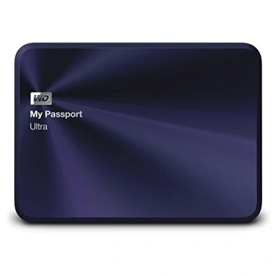 Image of WD 1TB Blue Black My Passport Ultra Metal Edition Portable External Hard Drive USB 3.0
