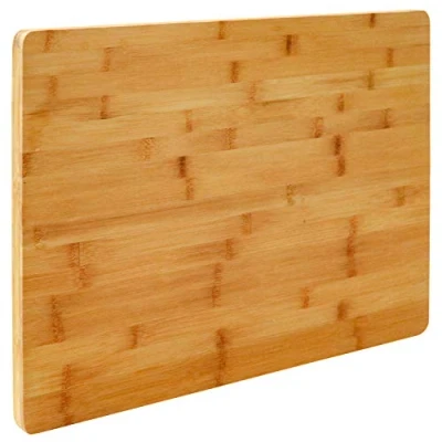 Image of EYEPOWER 2cm Thick XL Bamboo Cutting Board 50x35cm Large Wooden Chopping Block