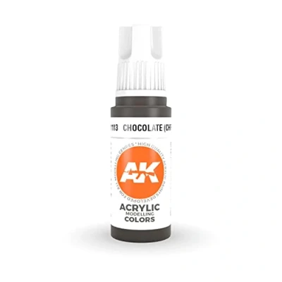 Image of AK Interactive 3rd Gen Acrylic Chocolate (Chipping) 17ml