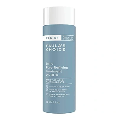 Image of Paula’s Choice RESIST 2% BHA Liquid Exfoliant Anti Aging Salicylic Acid Peel Face Exfoliator Removes Blackheads &amp; Refines Pores with Peptides Combination to Oily Skin 88 ml