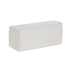 Image of 2Work Hand Towel 2 Ply Z Fold White (Pack of 2244) 2W00950