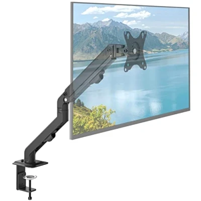 Image of ACROPAQ Monitor arm Spring mount, For 17 27 inch screens, 360 rotatable, Fast mounting, Height and angle individually adjustable desk VESA Black