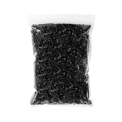 Image of Tcthbc Fuse Beads 6000 Pieces Black Melty 5mm Iron Compatible Perler Hama Beads,