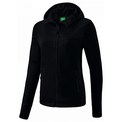 Image of Erima Women&#039;s Performance Softshell Jacket, Black, 34