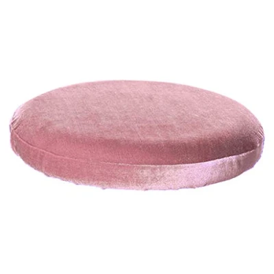 Image of Baoblaze Round Bar Stool Covers Soft Velvet Chair Seat Stretchable Breathable Cover Fits for 30 38cm Club Salon Stools Slipcover Protector, Pink