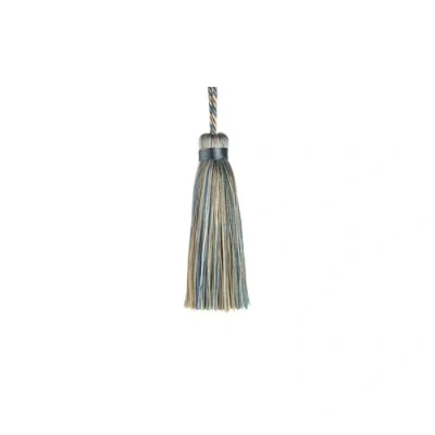 Image of Florentine Key Tassels (Sky Blue/Gold)