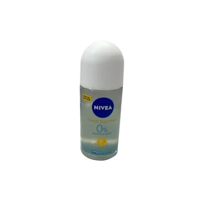 Image of NIVEA Fresh Summer roll on deodorant (50 ml), without aluminium (ACH) with summery fragrance and refreshing formula, 48h protection gentle care
