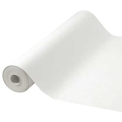 Image of Paste The Wall Lining Paper for Walls Paintable Wallpaper Backing Plain White Thick Painting Paper, Heavy Duty PVC Free and Breathable 10m Roll
