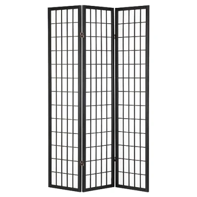 Image of Hartleys Japanese Style Folding Wooden Room Divider Choice of Size
