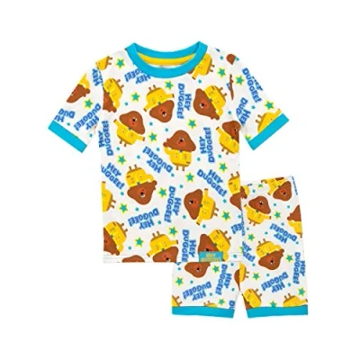Image of Hey Duggee Boys Squirrel Club Pyjamas White 12 18 Months