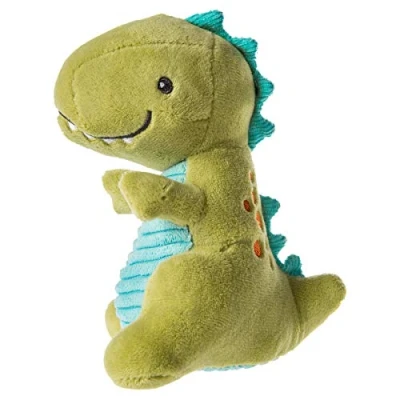 Image of Mary Meyer Pebblesaurus Soft Toy Baby Rattle, 13 Centimetres, Green Dino