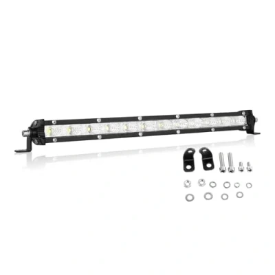 Image of Willpower 13 Inch 60W LED Work Light Bar Single Row Flood Beam Waterproof Fog Lamps Offroad Driving Lights for 4X4 Tractor Truck Boat ATV UTV SUV