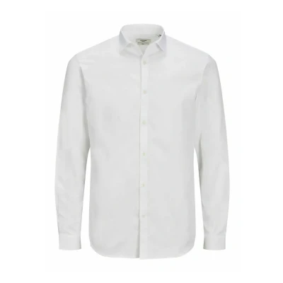 Image of Jack &amp; Jones Premium Cardiff Shirt, Men&#039;s, Size: Medium, White