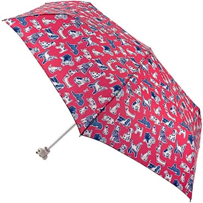 Image of Cath Kidston Minilite Folding Umbrella Squiggle Dogs
