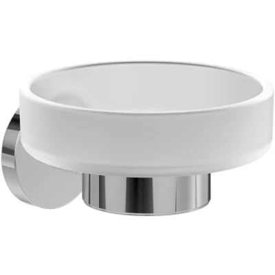 Image of Villeroy &amp; Boch Bathroom Accessories, Zinc/satin glass, Chrome, Seifenschale